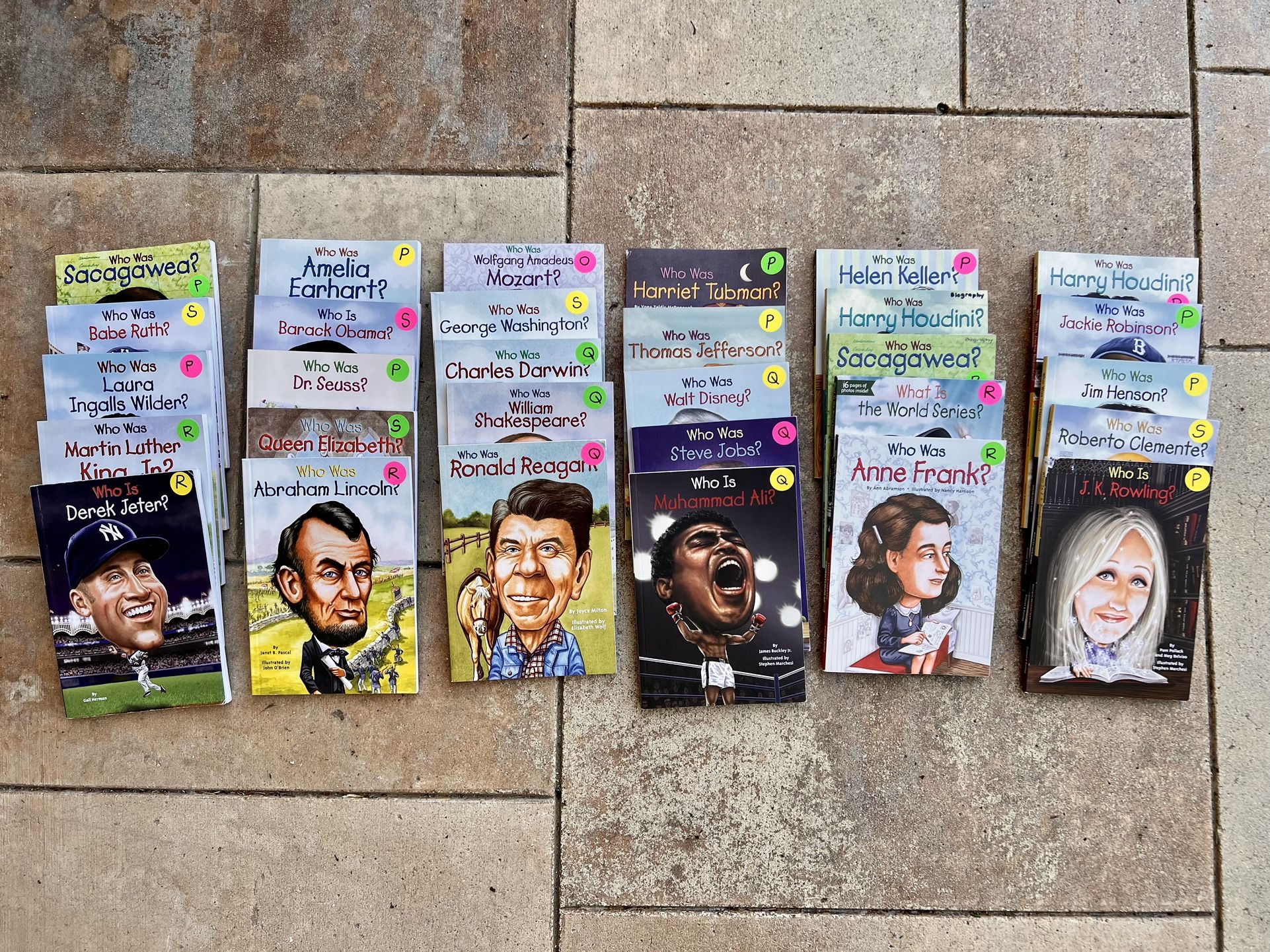 Who Is Series Of Biographies School Teacher Library - 30 Books
