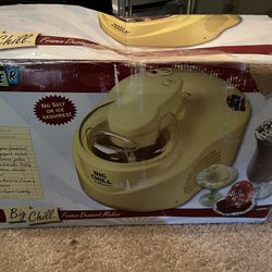 Vintage Ice Cream Maker / No Ice Or Salt Needed To Make Icecream