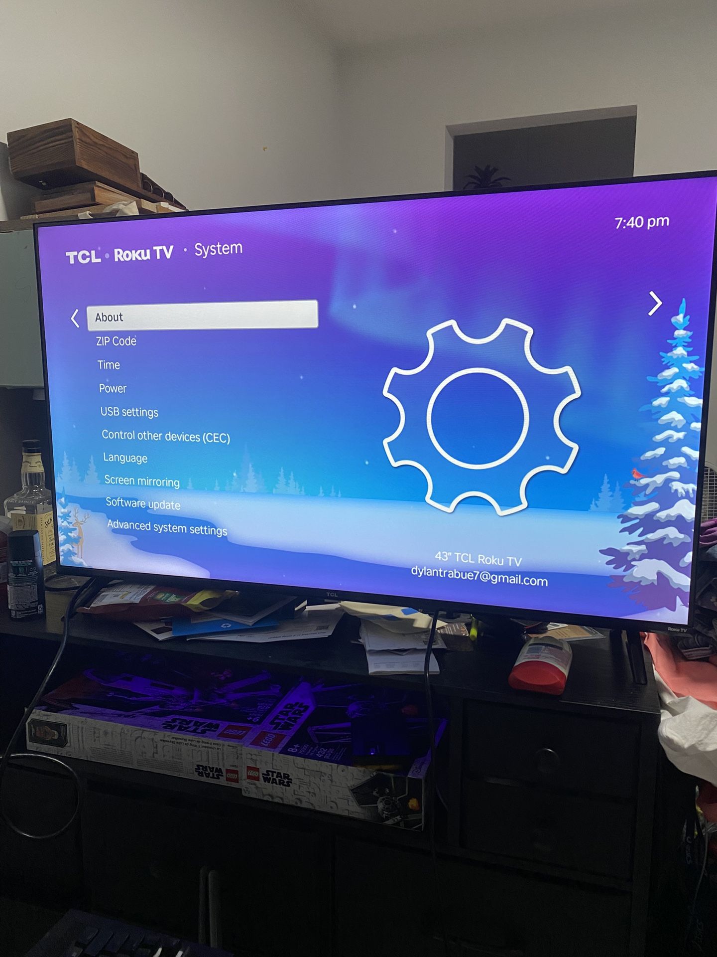 43in 1080p Roku TCL Smart Tv