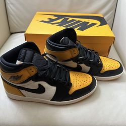 Air Jordan 1 - Retro high OG Yellow  $70  Size 12