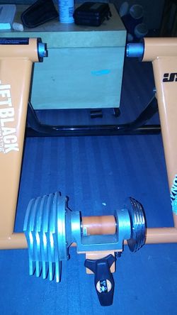 RIDE YOUR BICYCLE INSIDE. PREFECT FOR TUNING ASLO. Jet Black bicycle Dyno Meter