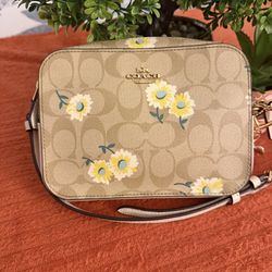 Beautiful Coach bag with a floral design, rare