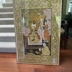 Asian Art Custom Framed 