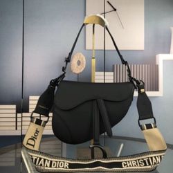 I Authentic Christian Dior SADDLE Oblique Bag