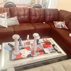 Sectional Sofa With Table 