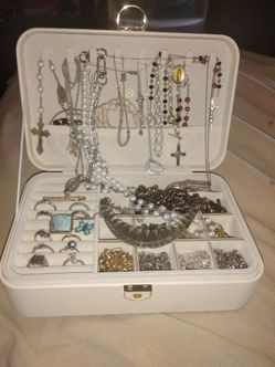 Jewelry Box with Assorted Jewelry Collection