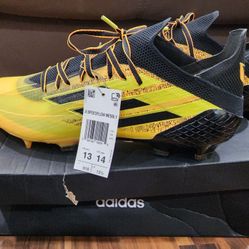 New adidas X Speedflow Messi.1 FG Men's Soccer Cleat GW7417 Yellow Sz. 13