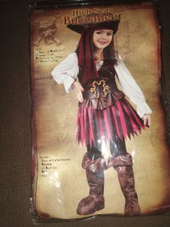 Pirates costume girls 3t to 4t