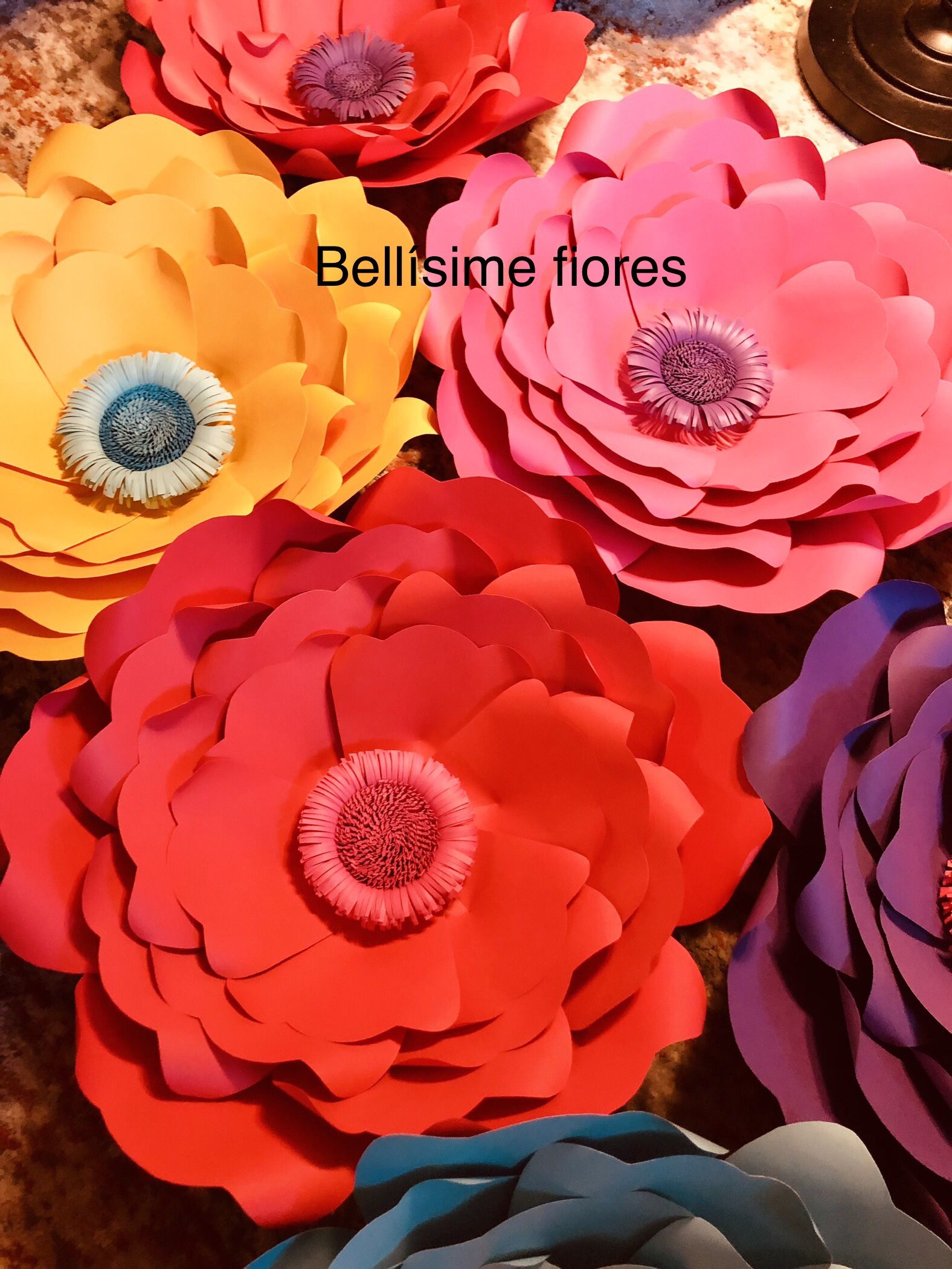 Fiesta Paper Flowers And Decor