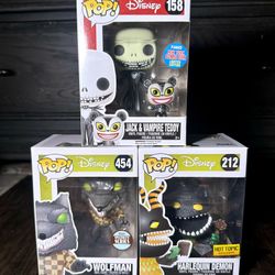Funko Pop Disney Nightmare Before Christmas Bundle