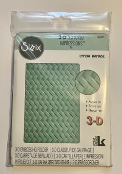 Sizzix 3D Embossing Folder - Woven