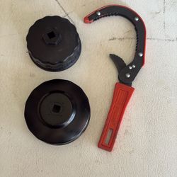 Lot Of 3 Fram Oil Filter Removal Tools Wrench Socket