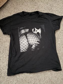 Ghostface Graphic T-Shirt Black Horror Tee