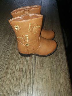Butterfly kids Brown boots