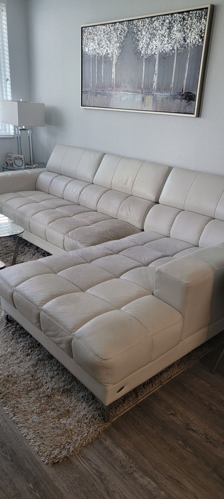 Modular sofa -Stone colored - GREAT 👍 CONDITION - ROOOMS TO GO 