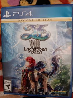 Ys 8 Like New Condition Day One Edition