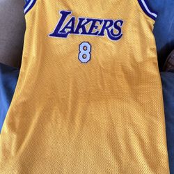 Vintage Reebok Los Angeles Lakers Kobe Bryant #8 Sewn Jersey Dress Women's Small