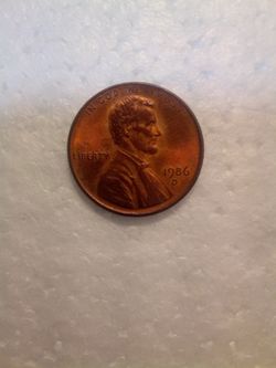 1986 D Penny