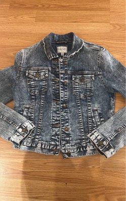 Acid Wash Denim Jean Jacket