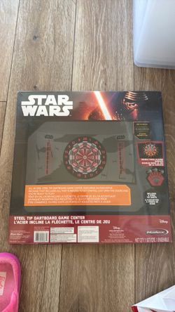 Star Wars Kylo Ren Steel Tip Dartboard Games Center** Factory Sealed Plastic**