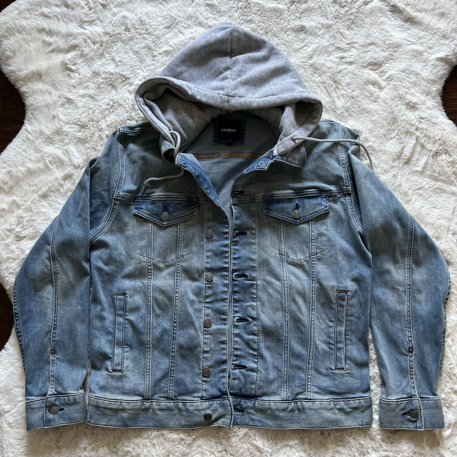 Express Denim Jacket Size L