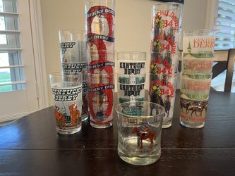 Kentucky Derby Collectors Glasses