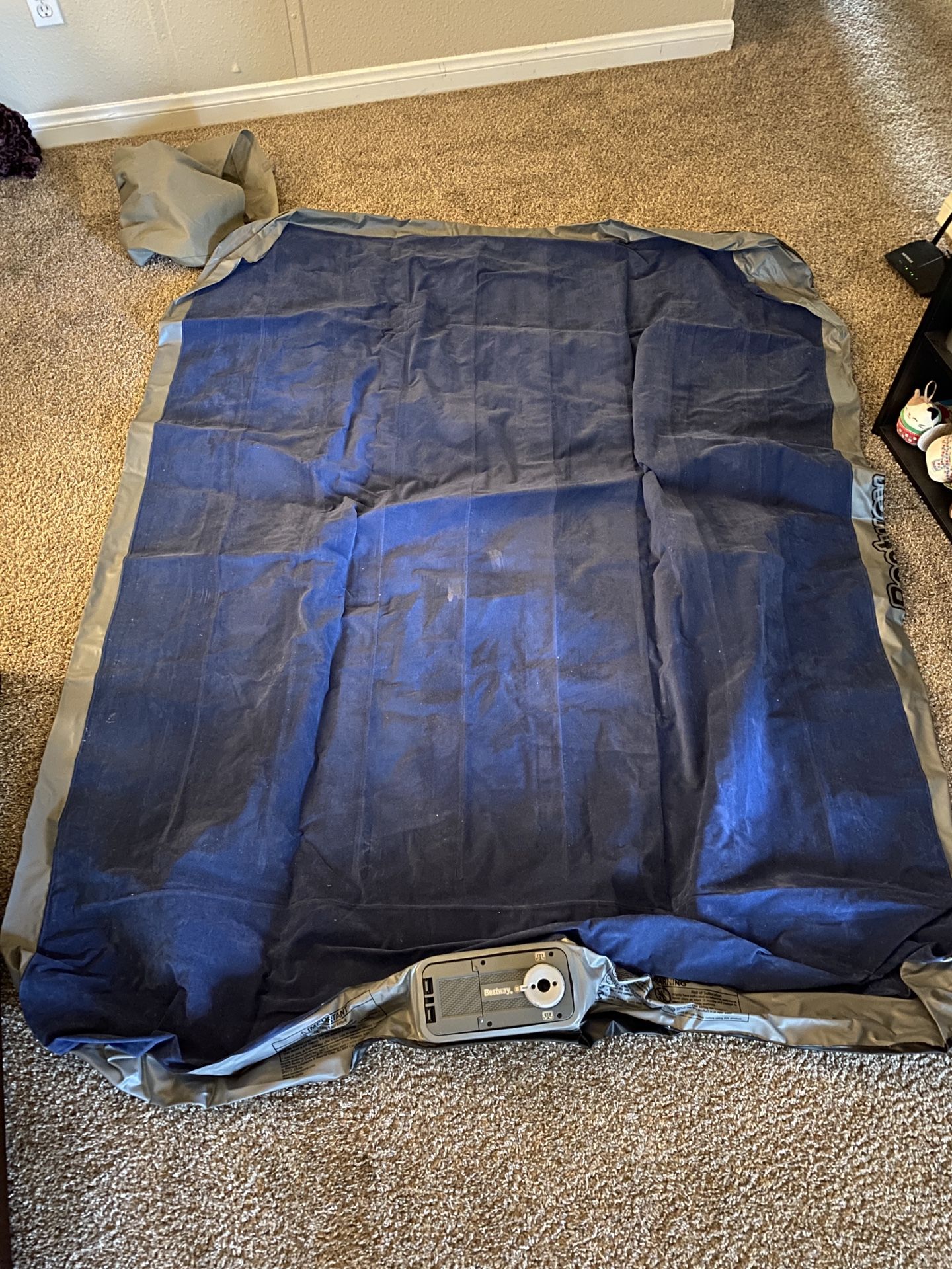 Bestway Low King Sized Air Mattress with Electric Pump