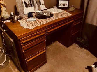 OAK WOOD DESK