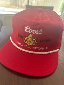 Vintage Tom McEwen Coors Racing Hat