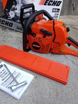 Like-New Echo 20" Inch 59.8cc Gas 2-Stroke Rear Handle Timber Wolf Chainsaw