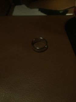 Silver girls ring