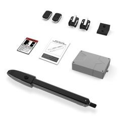 Automatic Gate Opener for Single Swing Gates up to 660lb 16ft, Heavy Duty Electric Opener Kit for Driveway Home Garden, Long-Range Remote Controls Inc