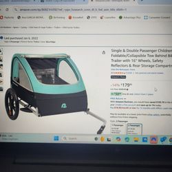 Single/double Passenger Tow For Kids