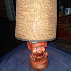 Vintage Monkey Lamp