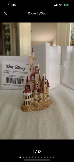 Beauty And Beast Castle In The Forest Hallmark With Box 2002