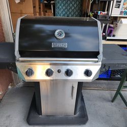 Master Forge BBQ Gas Grill On 4 Wheels. Clean. $50