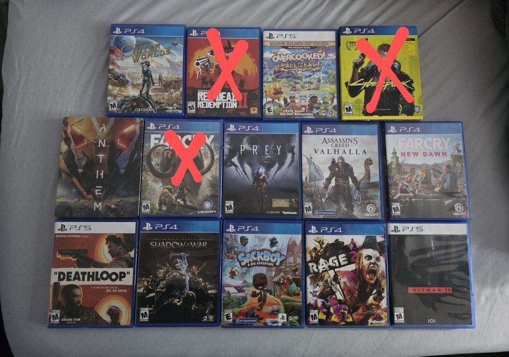 PS5 And PS4 Games