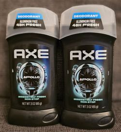 (2) Axe Solid Deodorants ~ Apollo