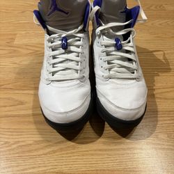 Jordan 5 White/Purple