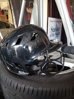 schutt softball helmet with facemask