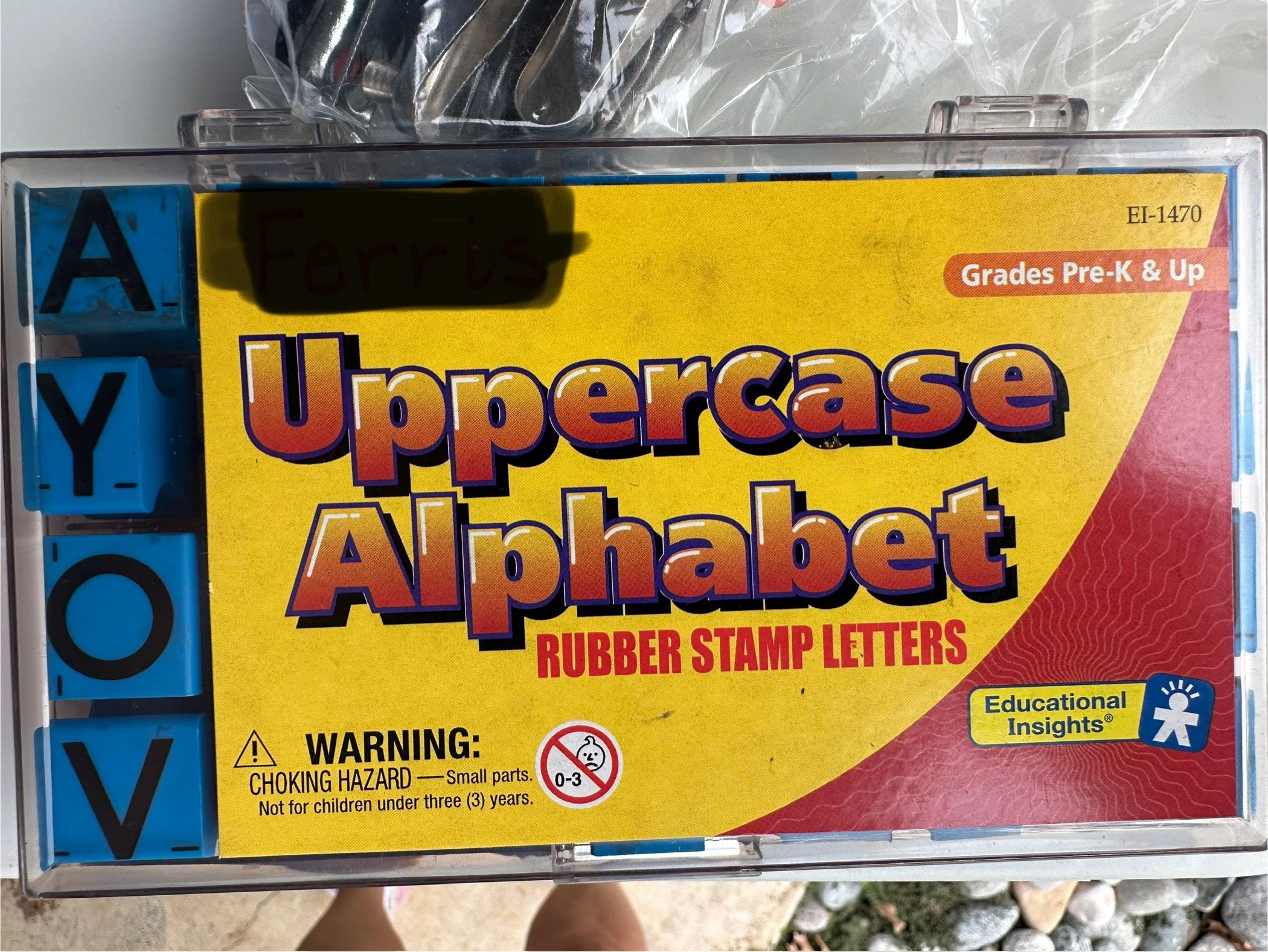 Teachers! Uppercase Letter Stamps