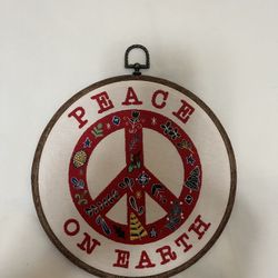 Vintage Peace son Earth Wall Art