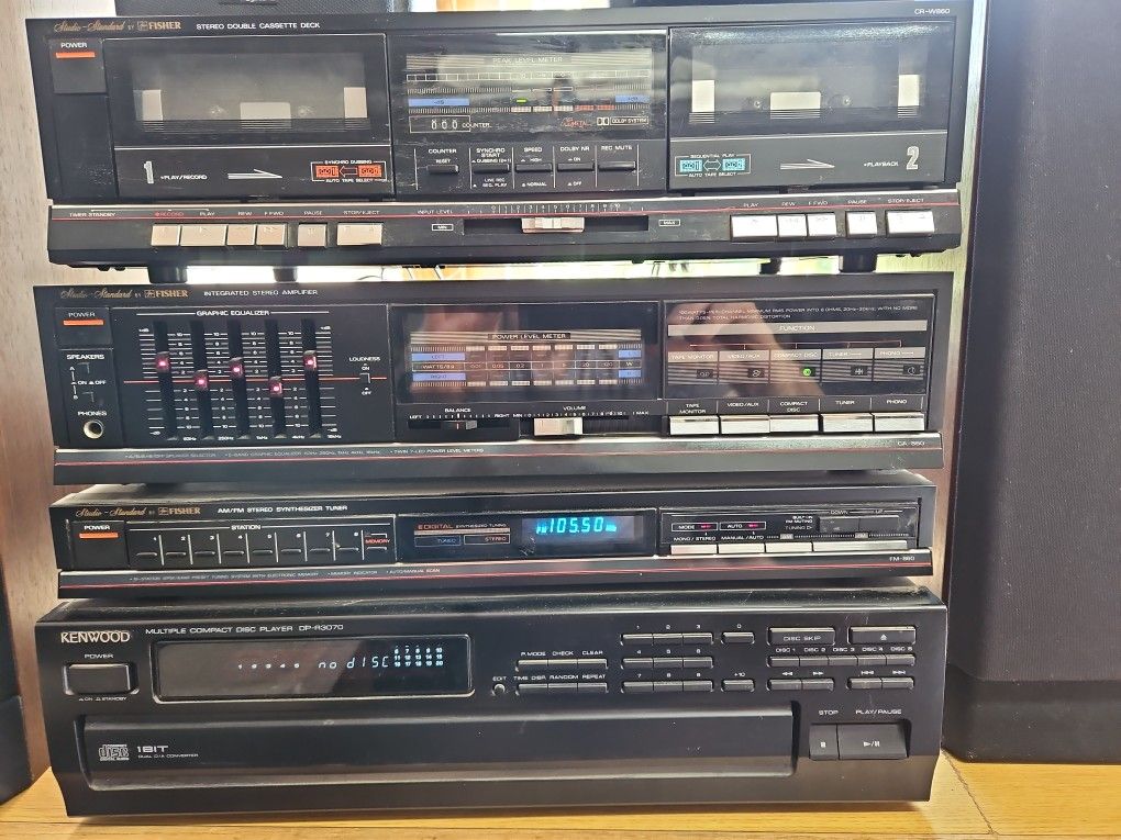 Vintage Fisher Stereo system