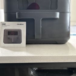 CRUXGG 6‑in‑1 9 qt Air Fryer with TriZone!
