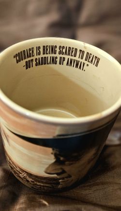 John Wayne "COURAGE" Collectors Mug