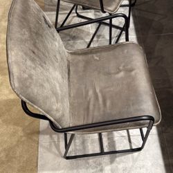 Counter Stools Metal And Fabric 