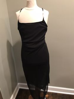 Black Dress with Optional Shirt