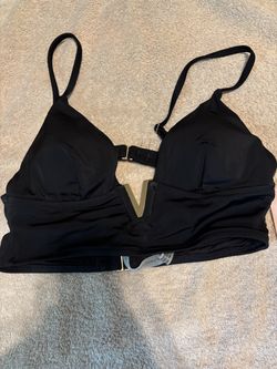 Victoria's Secret Medium Black Bikini Top  VS Swim New