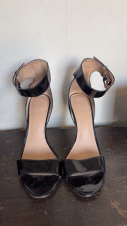 Halston Heritage Women's Marley Ankle Strap Stilettoed Heel Black Size 8