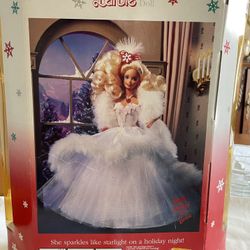 Six Collectable Barbies